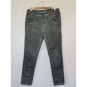 Bianco Blake Boyfriend Jeans Womens Size 30 Olive Green Skinny Jeans